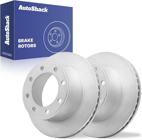 Autoshack Rear Disc Brake Rotors Replacement for 2005-2012 Ford F-250 Super Duty F-350 Super Duty 5.4L 6.0L 6.2L 6.4L 6.7L 6.8L V8 4WD RWD 13.4" (340.0 mm) R64143PR in Saudi Arabia
