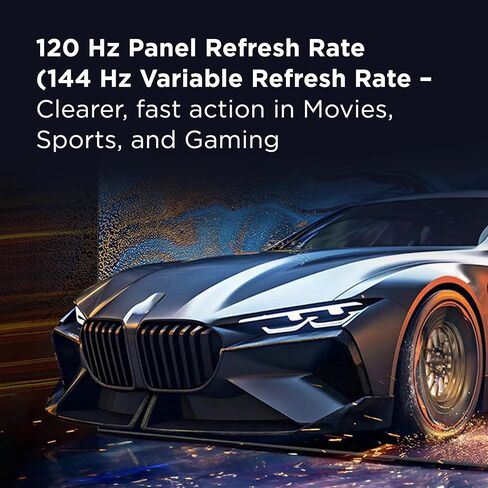 تلفزيون TCL 115 بوصة QM89 QLED 4K ذكي QD-Mini LED مع تلفزيون Google (115QM891G، موديل 2024) Dolby Vision HDR، Dolby Atmos، مسرع الألعاب حتى 240 هرتز، جهاز تحكم صوتي، يعمل مع Alexa، بث تلفزيوني in Saudi Arabia