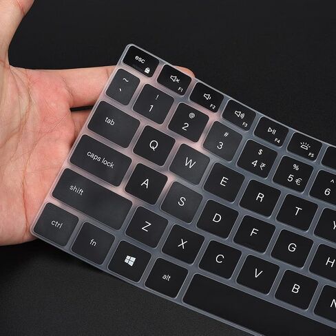 Keyboard Cover for Dell 16 Plus DB16250 DB16251 DB16255, Dell 15 Laptop DC15250 DC15255, Dell 16 Laptop DC16250 DC16251 & inspiron 16 5640 5645 Series Keyboard Skin Protector - Black in Kuwait