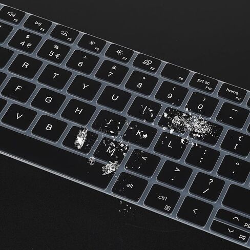 Keyboard Cover for Dell 16 Plus DB16250 DB16251 DB16255, Dell 15 Laptop DC15250 DC15255, Dell 16 Laptop DC16250 DC16251 & inspiron 16 5640 5645 Series Keyboard Skin Protector - Black in Kuwait