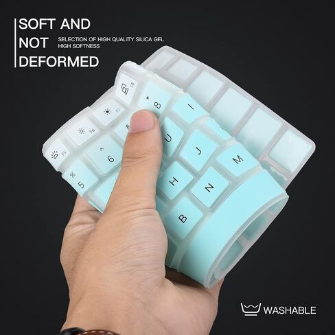 Keyboard Cover for Dell 16 Plus DB16250 DB16251 DB16255, Dell 15 Laptop DC15250 DC15255, Dell 16 Laptop DC16250 DC16251 & inspiron 16 5640 5645 Series Keyboard Skin Protector - Black in Kuwait