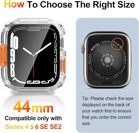 حافظة متينة لساعة Apple Watch Ultra/Ultra 2/Ultra 3 مقاس 49 مم، مصد درع معدني وكمبيوتر شخصي + طقم واقي شاشة من الزجاج المقسى غطاء أنيق واقٍ مضاد للصدمات متوافق مع iWatch Men in Kuwait