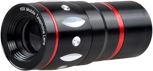 10X Optical Zoom Telescope Lens Clip On Cell Phone Camera Lens for iPhone in Saudi Arabia