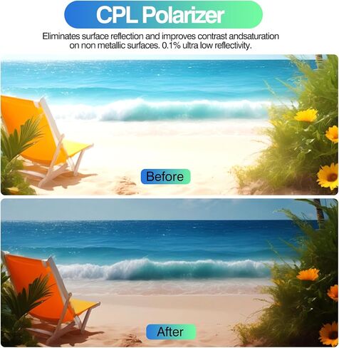 67mm Clip-on CPL Phone Camera Lens Filter in Saudi Arabia