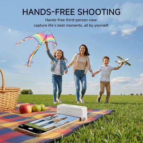 Phone Camera Mate, Lens Attachment for iPhone Overhead, Low Angle Ground-Level Shots Ideal for Vlogging, Pet POV,Content Creators,Travel Photography DIY Tutorials (Black, Large) in Saudi Arabia