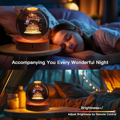 Elephant Mother & Baby Crystal Ball – 3D Laser Engraved K9 Crystal Sphere with LED Light in Saudi Arabia