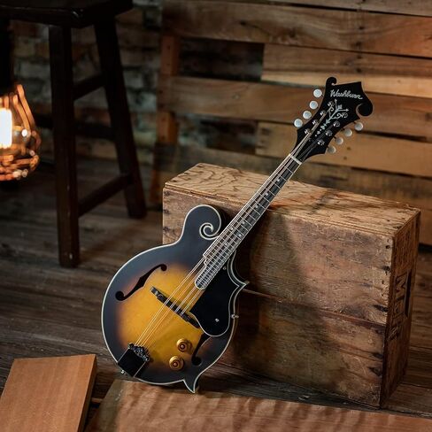 Washburn Americana Series, 8-String Mandolin, Right, Sunburst (M3EK-A) in Saudi Arabia