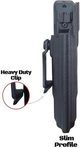مناسب لحافظة Ruger Security 380 IWB Kydex - حزام خصر داخلي مخفي، نحيف وآمن مع الاحتفاظ بالنقر المسموع، تصميم متين خفيف الوزن - مصنوع بواسطة HAWKFIRE in Saudi Arabia
