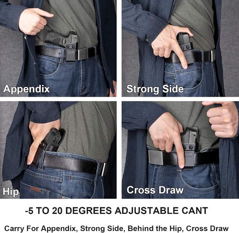 S&W SD9 VE & SD40 VE Holster, IWB Holster Fit: S&W SD9 VE & SD40 VE Pistol, Inside Waistband Holster Concealed Carry for Men Women, Adjustable Cant & Retention in Saudi Arabia