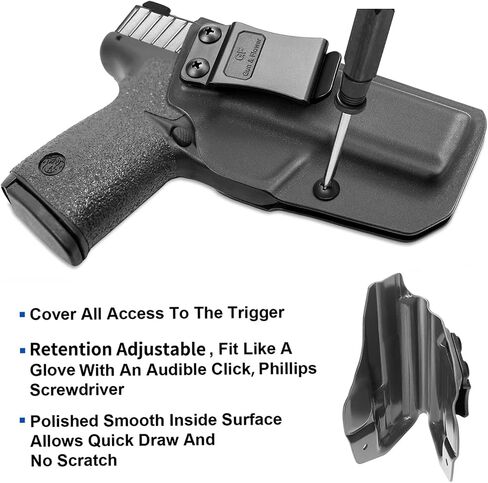 S&W SD9 VE & SD40 VE Holster, IWB Holster Fit: S&W SD9 VE & SD40 VE Pistol, Inside Waistband Holster Concealed Carry for Men Women, Adjustable Cant & Retention in Saudi Arabia