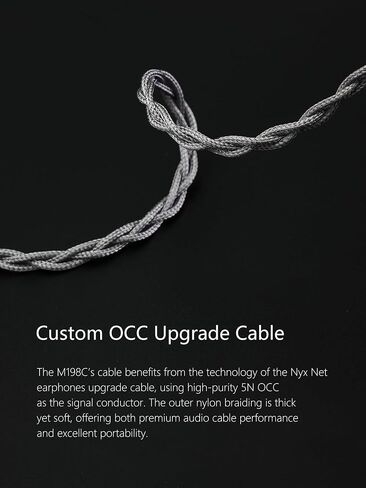 كابل سماعة أذن DD ddHiFi M198C USB-C، صوت هاي فاي مجدول من النايلون مع موصل MMCX وفك تشفير عالي الأداء يدعم مكالمات الميكروفون المتوافقة مع هاتف iPhone iPad الذكي in Kuwait
