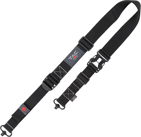 Tac-Six Citadel QD Connect Double Point Firearm Sling, Black in Saudi Arabia