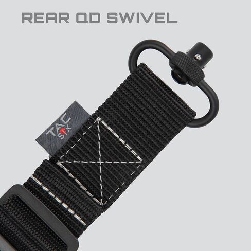 Tac-Six Citadel QD Connect Double Point Firearm Sling, Black in Saudi Arabia