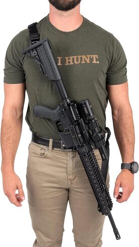 Tac-Six Citadel QD Connect Double Point Firearm Sling, Black in Saudi Arabia