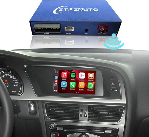 Wireless Carplay Android Auto لسيارة Audi A4 /A5/Q5 مع نظام 2G MMI، مجموعة Carplay التحديثية، دعم Android Auto اللاسلكي، YouTube، Mirrorlink، كاميرا عكسية in Kuwait