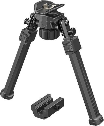 CVLIFE Picatinny Bipod لبندقية حبال مسمار Bipod مع محول ارتفاع قابل للتعديل قوي تكتيكي للصيد in Saudi Arabia