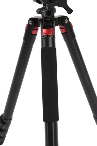 Clamping Tripod with Durable Aluminum Frame, Lightweight, Stable Design, Bubble Level, Adjustable Legs, Shooting Rest, and Hands-Free Operation for Hunting, Shooting, and Outdoors in Saudi Arabia