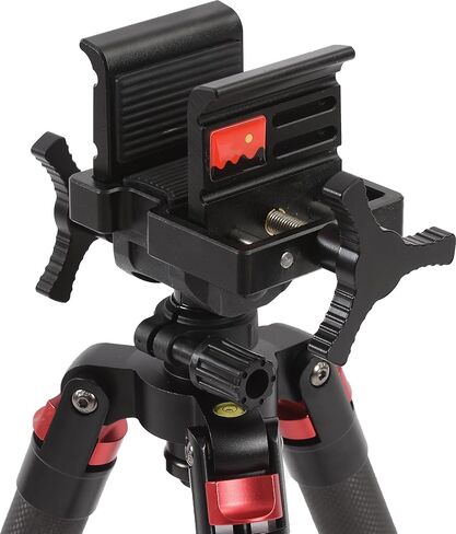 Clamping Tripod with Durable Aluminum Frame, Lightweight, Stable Design, Bubble Level, Adjustable Legs, Shooting Rest, and Hands-Free Operation for Hunting, Shooting, and Outdoors in Saudi Arabia