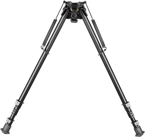بندقية صيد تكتيكية 15-27 بوصة Bipod محور إمالة Bipod + رافعة قفل S للصيد طويل المدى، أسود in Kuwait