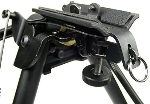 بندقية صيد تكتيكية 15-27 بوصة Bipod محور إمالة Bipod + رافعة قفل S للصيد طويل المدى، أسود in Kuwait