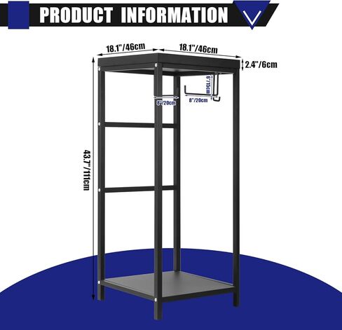 حامل معدات الشرطة التكتيكية مع 3 خطافات، حامل درع للجسم سعة تحميل 280 رطل، شماعة سترة الشرطة، حامل معدات إنفاذ القانون، هدايا الشرطة in Kuwait