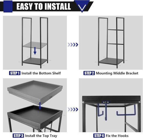 حامل معدات الشرطة التكتيكية مع 3 خطافات، حامل درع للجسم سعة تحميل 280 رطل، شماعة سترة الشرطة، حامل معدات إنفاذ القانون، هدايا الشرطة in Kuwait