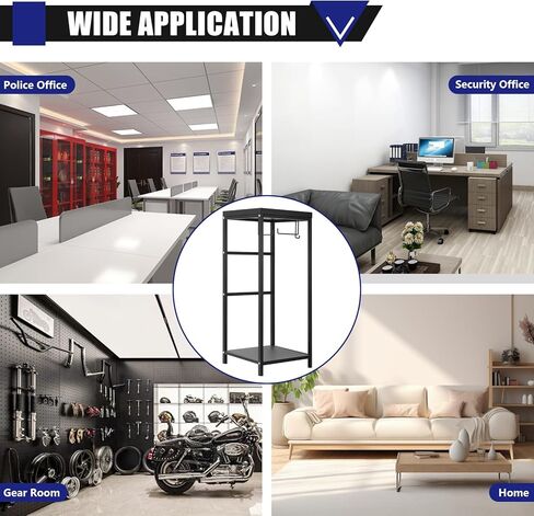 حامل معدات الشرطة التكتيكية مع 3 خطافات، حامل درع للجسم سعة تحميل 280 رطل، شماعة سترة الشرطة، حامل معدات إنفاذ القانون، هدايا الشرطة in Kuwait