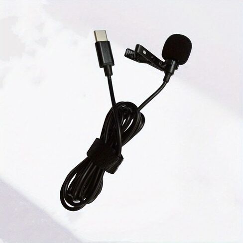 Wired Lavalier Microphone for Mobile Recording Video Live Streaming and Noise Reduction Mini Microphone in Saudi Arabia