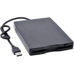 محرك أقراص مرنة خارجي USB لنقل البيانات خفيف الوزن وعالي السرعة مع تصحيح الأخطاء وتقليل الضوضاء متوافق مع أنظمة التشغيل أسود in Kuwait