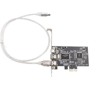 PCI E Firewire Card, High Performance1394a IEEE 1394 Controller Card with Firewire Cable, Firewire PCIE Card | PCIE Control Card Support Provisions of IEEE Revision 1.33+ in Kuwait