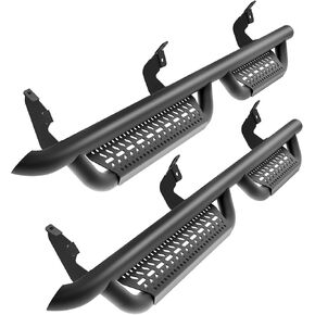Running Boards Compatible with 2005-2023 Toyota Tacoma Double Cab/Crew Cab with 4 Full-Size Doors, Drop Down Side Step Bars, 6.5 Inch Carbon Steel in Saudi Arabia