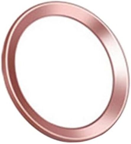 TEHAUX Home Button Sticker for Fingerprint Identification Metal Button Sticker with Rose Gold Edge Home Key and Sweat Compatible with Devices in Saudi Arabia