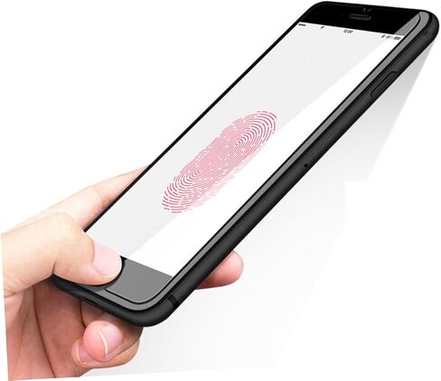 TEHAUX Home Button Sticker for Fingerprint Identification Metal Button Sticker with Rose Gold Edge Home Key and Sweat Compatible with Devices in Saudi Arabia