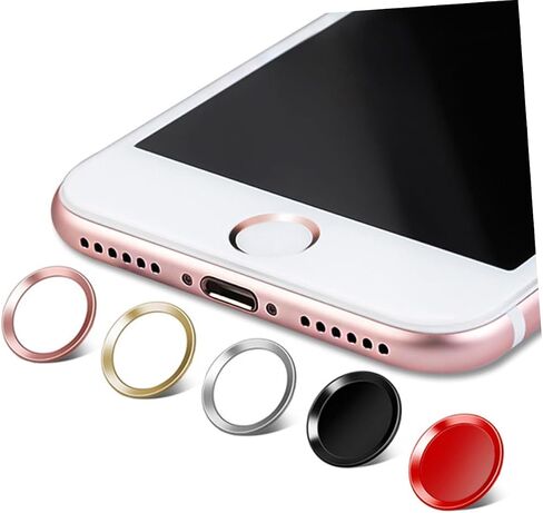 Metal Home Button Sticker Fingerprint Recognition Touch Button Sticker for Packaging in Saudi Arabia