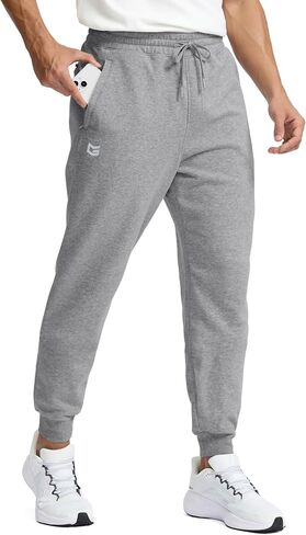 G التدريجي الرجال القطن الصوف مبطن الركض مع جيوب سستة رياضية الجري تجريب الصالة الرياضية Sweatpants الشتاء بناطيل تدفئة in Saudi Arabia