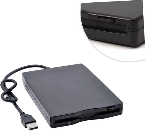 محرك أقراص مرنة خارجي USB لنقل البيانات خفيف الوزن وعالي السرعة مع تصحيح الأخطاء وتقليل الضوضاء متوافق مع أنظمة التشغيل أسود in Kuwait
