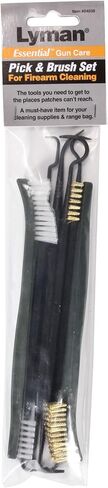 Lyman 6 Piece Pick & Brush Gun Cleaning Kit Brass/Nylon, Black, One Size, 04038 in Saudi Arabia