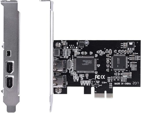 PCI E Firewire Card, High Performance1394a IEEE 1394 Controller Card with Firewire Cable, Firewire PCIE Card | PCIE Control Card Support Provisions of IEEE Revision 1.33+ in Saudi Arabia