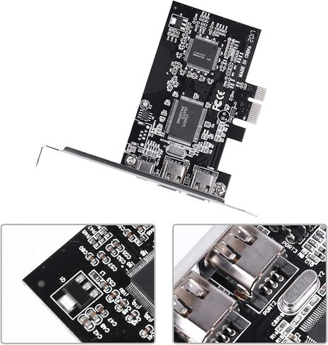 PCI E Firewire Card, High Performance1394a IEEE 1394 Controller Card with Firewire Cable, Firewire PCIE Card | PCIE Control Card Support Provisions of IEEE Revision 1.33+ in Saudi Arabia