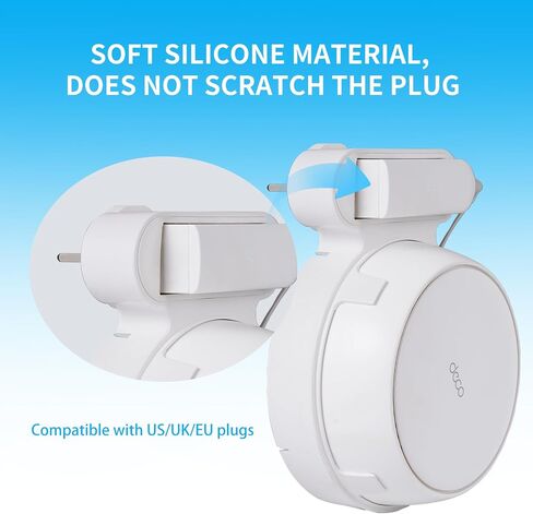 STORAGBT Router Wall Mount Bracket for TP-Link Deco BE23/BE25/BE3600/BE5000, No Drill Screwless Mount, Cable Management Holder to Hide Wires, Lossless Installation for WiFi 7 Mesh Wi-Fi System(3pack) in Saudi Arabia