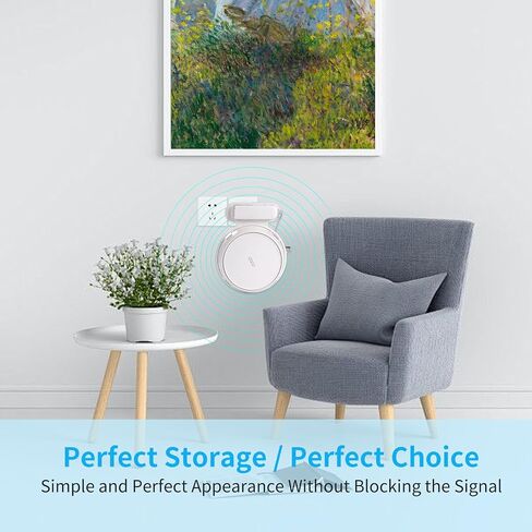 STORAGBT Router Wall Mount Bracket for TP-Link Deco BE23/BE25/BE3600/BE5000, No Drill Screwless Mount, Cable Management Holder to Hide Wires, Lossless Installation for WiFi 7 Mesh Wi-Fi System(3pack) in Saudi Arabia
