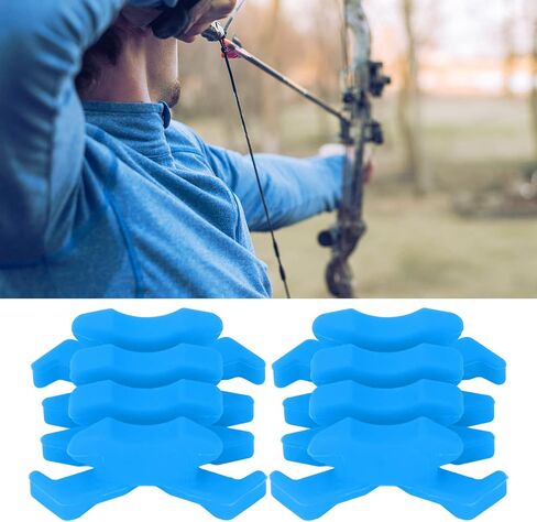 Zunate Archery Bow Dampener، مُثبِّت الاهتزاز المنفصل، قوس رماية مطاطي مقسم للهدف في الهواء الطلق (أزرق) in Saudi Arabia