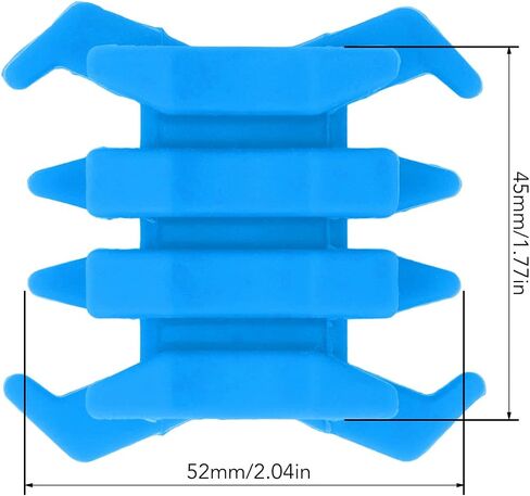 Zunate Archery Bow Dampener، مُثبِّت الاهتزاز المنفصل، قوس رماية مطاطي مقسم للهدف في الهواء الطلق (أزرق) in Saudi Arabia