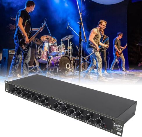 234XL Crossover Professional 234XL Electric Crossover, Stereo 2/3 Way Mono 4 Way Crossover Multifunction Stereo Crossover Audio Crossover for Stage Performance in Saudi Arabia
