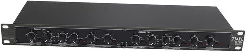 234XL Crossover Professional 234XL Electric Crossover, Stereo 2/3 Way Mono 4 Way Crossover Multifunction Stereo Crossover Audio Crossover for Stage Performance in Saudi Arabia