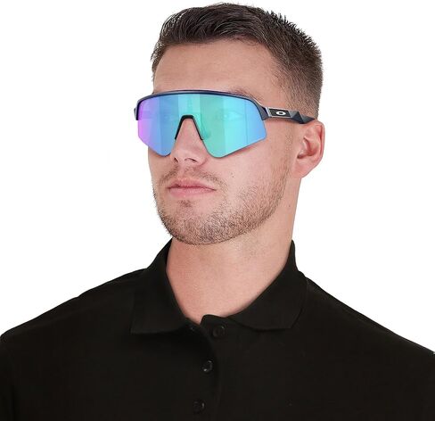 Oakley Men's Oo9465 Sutro Lite Sweep Rectangular Sunglasses, Matte Carbon/Prizm 24k, 39 mm in Saudi Arabia