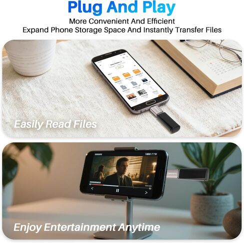 USB to Micro USB Adapter 2 Pack, Micro USB Male to USB 2.0 A Female OTG (On-The-Go) Converter Connector, Aluminum Alloy Shell, Compatible with Samsung Phone S7 S6, LG, Flash Drive, Mouse, Keyboard in Kuwait
