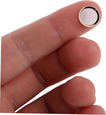 TEHAUX Button Stickers for Devices Ultrathin Sensor Cover with Fingerprint Recognition Fashionable Adhesive Mobile Phone Button Decoration Compatible in Saudi Arabia
