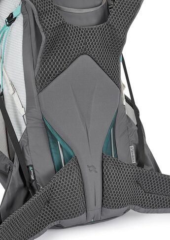 Rab Women's Muon ND Hiking Pack - Lightweight Durable Backpack for Hiking, Trekking, & Backpacking - Pewter/Graphene - 50-Liter (Back Length - Small) in Saudi Arabia