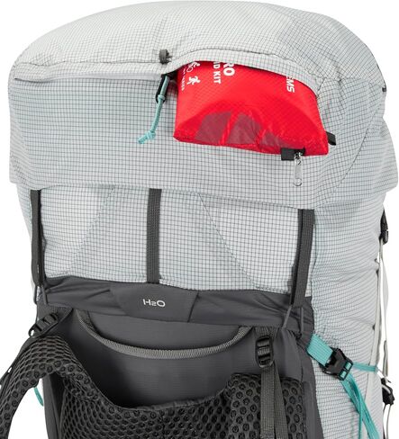Rab Women's Muon ND Hiking Pack - Lightweight Durable Backpack for Hiking, Trekking, & Backpacking - Pewter/Graphene - 50-Liter (Back Length - Small) in Saudi Arabia
